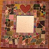 Pink Mosaic Mirror